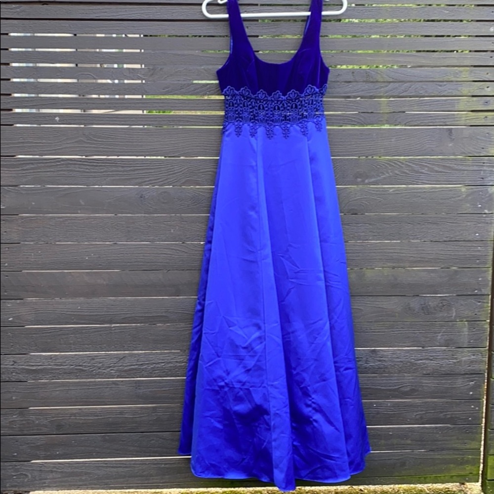 Bark Blue Long Dress